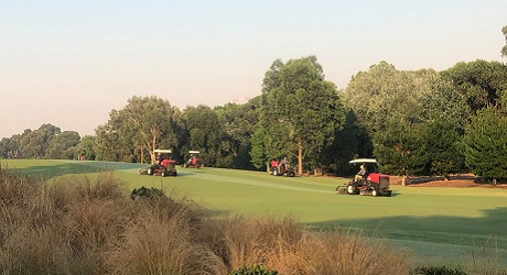 Greenkeepers at the Australian